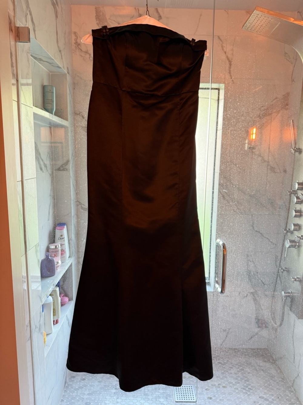 Bella Bridesmaid Wtoo Ayla 361 - Black Strapless Evening Gown - Formal Dress